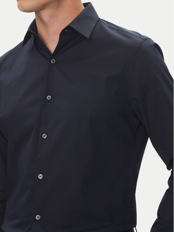 Calvin Klein Calvin Klein Camicia Essential LV019EU000 Blu scuro Slim Fit