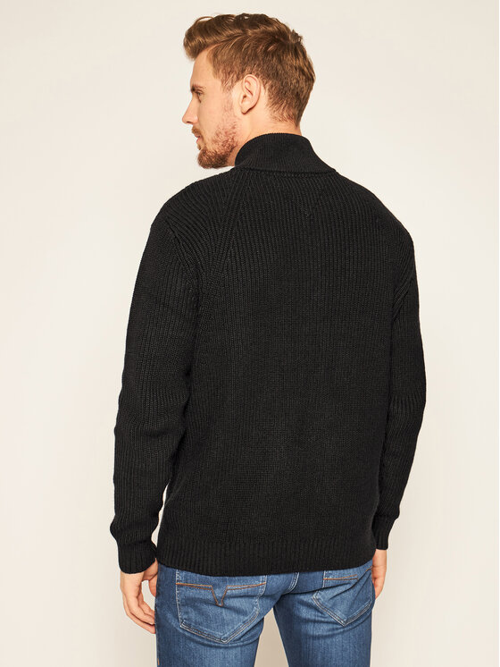 Tommy Jeans Maglione Tommy Badge DM0DM08809 Nero Regular Fit • Modivo.it