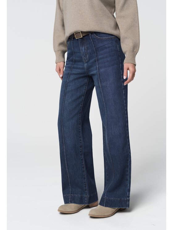 Volcano Volcano Jeansy D-PEAK Niebieski Regular Fit