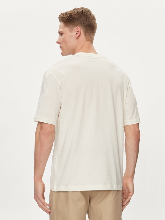 HUGO Hugo T-krekls Nune 50515317 Écru Regular Fit