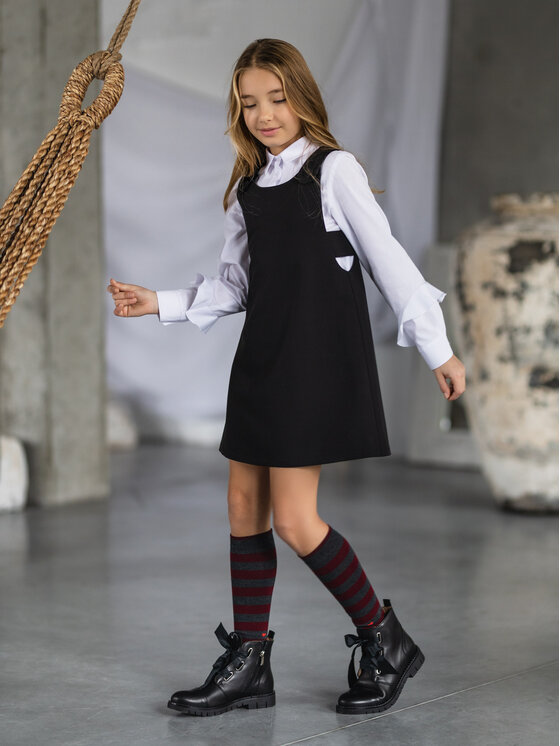 SLY SLY Bluzka 3S-103 Biały Classic Fit