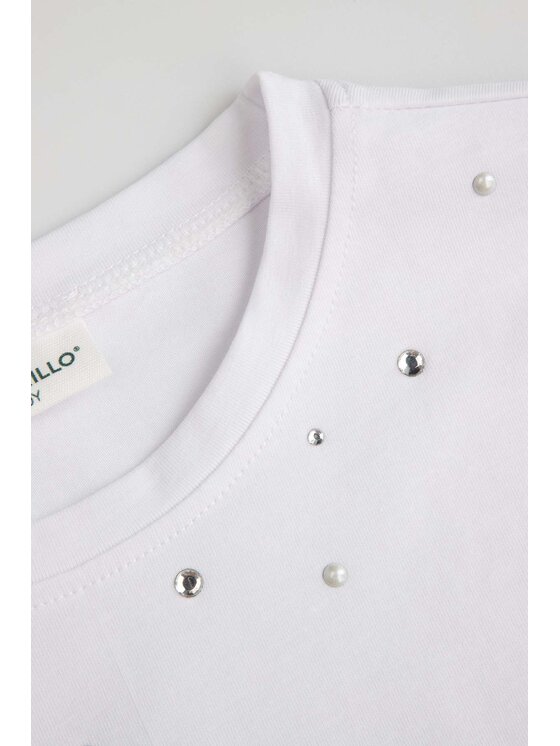 Coccodrillo Coccodrillo Longsleeve ZC6143101EPG-001 Biały Regular Fit