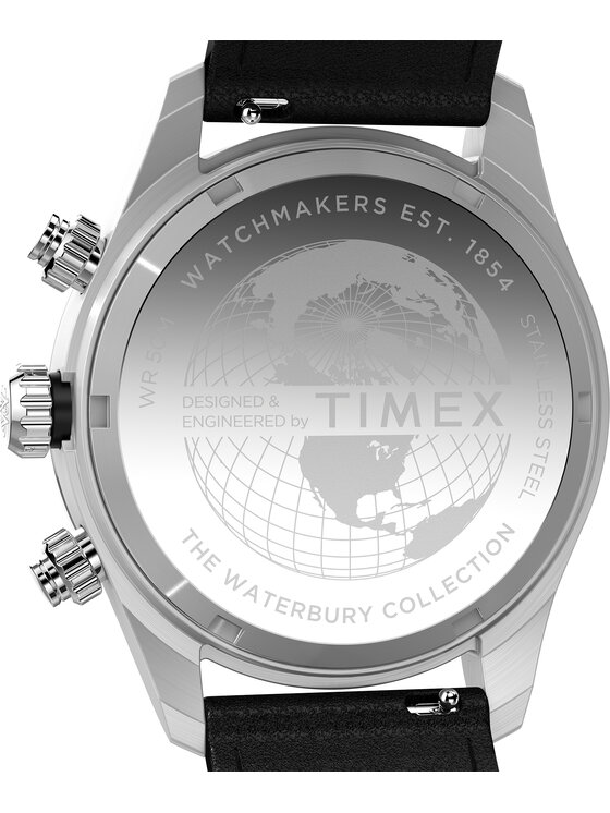 Timex Timex Zegarek TW2Y19300 Czarny