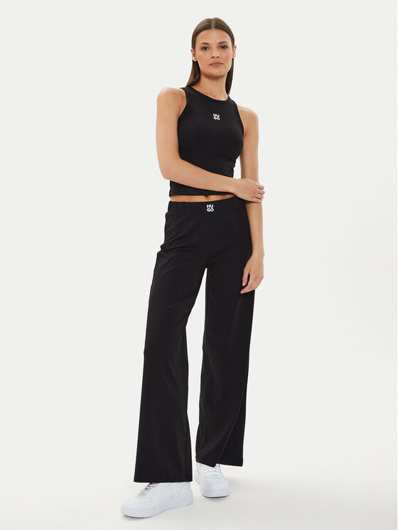 HUGO Hugo Top 50514859 Črna Slim Fit
