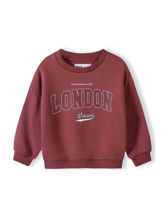 minoti minoti Bluza 16fleece 45 Fioletowy Regular Fit
