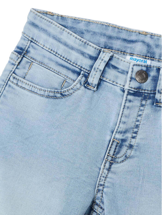 Mayoral Mayoral Szorty jeansowe 3218 Niebieski Regular Fit
