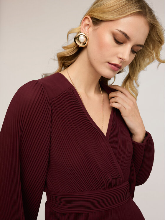 Motivi Motivi Blusa 2021Q001920N036 Bordeaux Regular Fit