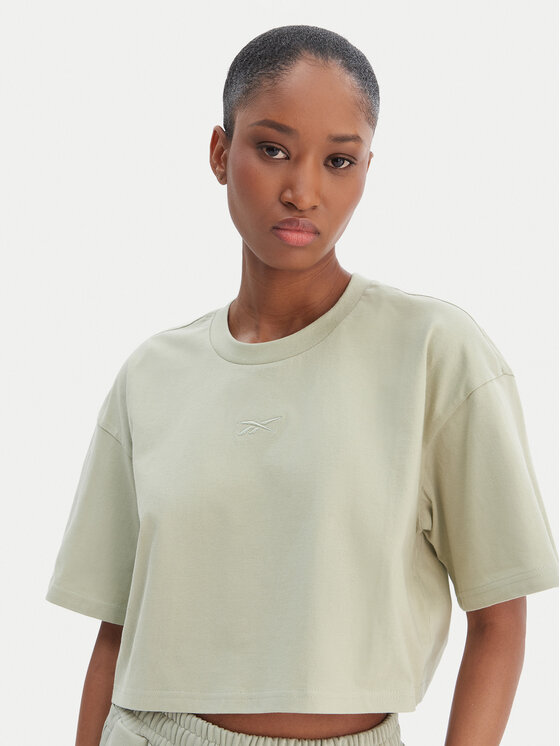 Reebok Reebok Тишърт Reebok x Ewa Chodakowska Olka RK25612CCW Бежов Relaxed Fit