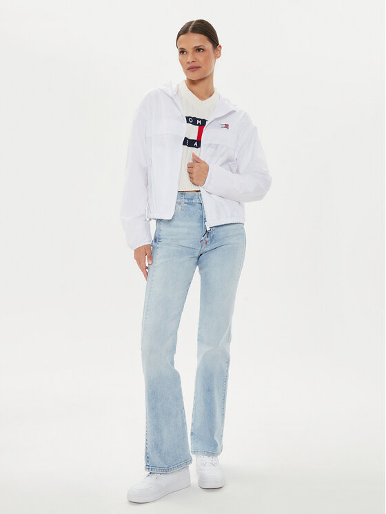 Tommy Jeans Tommy Jeans Αντιανεμικό Chicago DW0DW19302 Λευκό Regular Fit