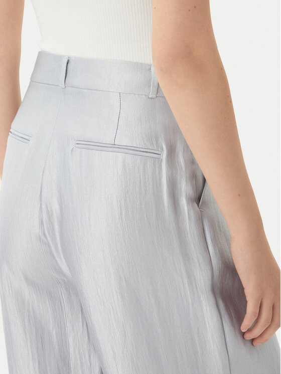 Eleh Eleh Spodnie materiałowe SS260403 Błękitny Relaxed Fit