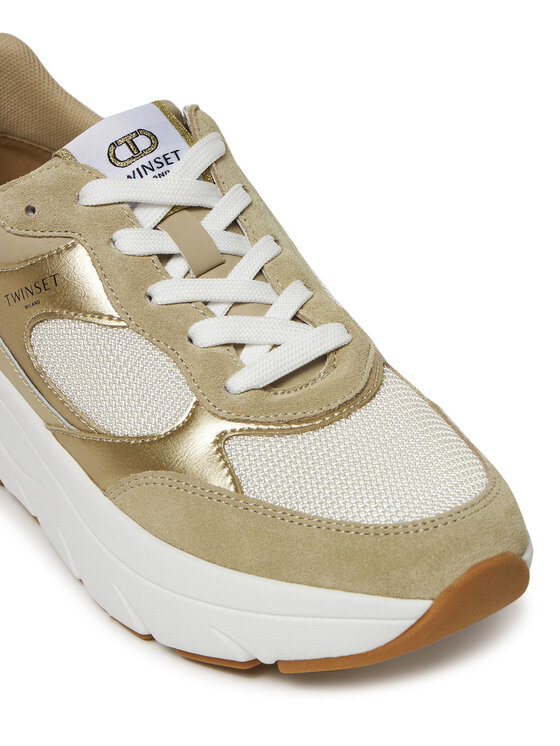 TWINSET TWINSET Sneakersy 251TCP02E Złoty