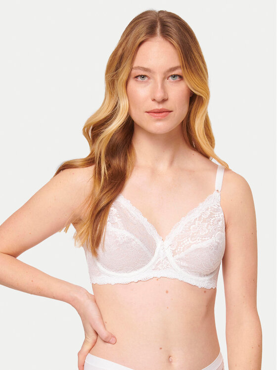 Triumph Biustonosz z fiszbiną Compliment 10166802 Biały