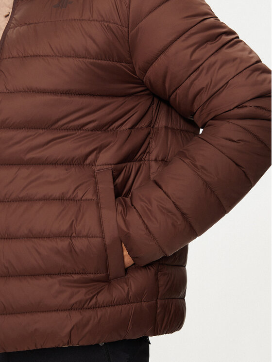 4F 4F Зимно яке 4FWAW24TDJAM483 Кафяв Regular Fit