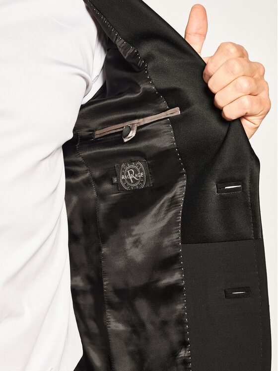 Rage Age Rage Age Costum Smoking Fuun Negru Slim Fit