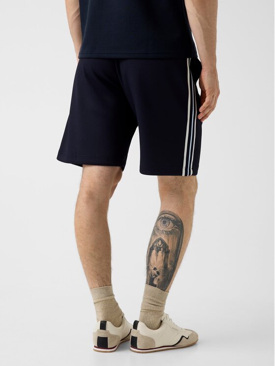 Guess Guess Bavlnené nohavice 183578 Modrá Bermuda Fit