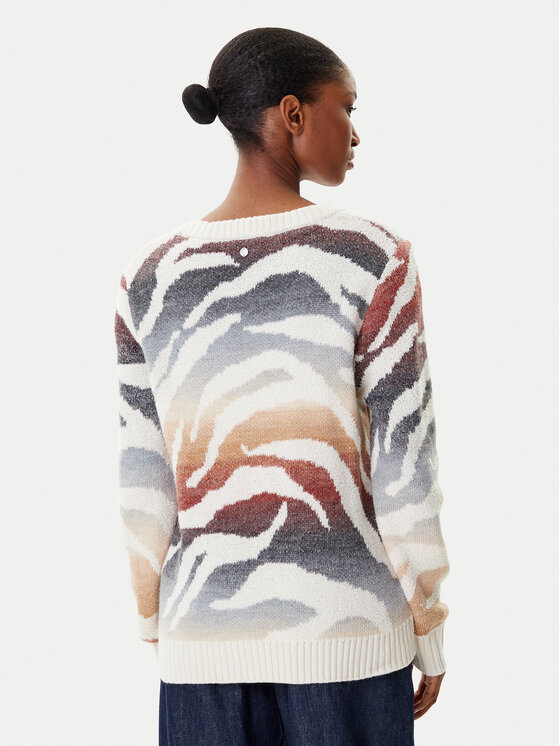 Desigual Desigual Džemper Wasilla 25WWJF21 Šarena Regular Fit