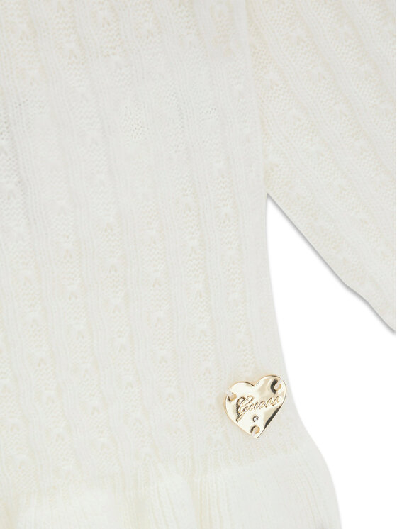 Guess Guess Kardigán K6RR03 Z4530 Biela Regular Fit