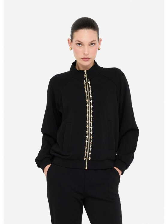 Liu Jo Liu Jo Bluza TF5112FS32122222 Czarny Regular Fit