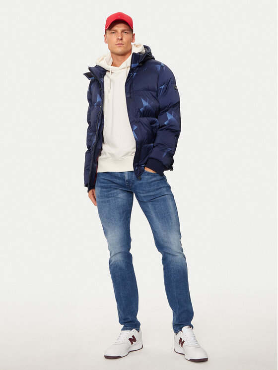 Guess Guess Зимно яке M4BL21 WGJ42 Син Regular Fit