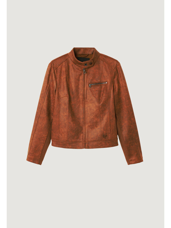 Desigual Desigual Cappotto CHAQ_MÚNICH Marrone Slim Fit