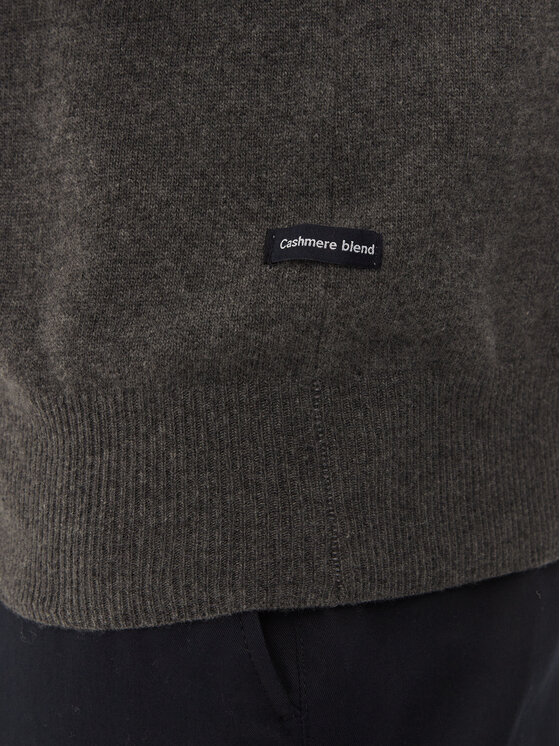 La Martina La Martina Sweter ZMS024 YW106 Szary Regular Fit