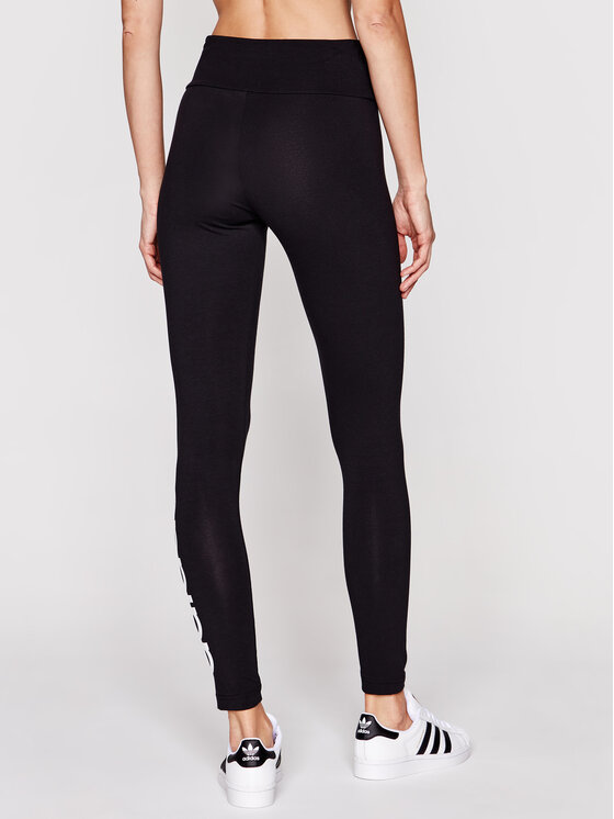 adidas adidas Legíny Loungewear Essentials Logo GL0633 Černá Slim Fit