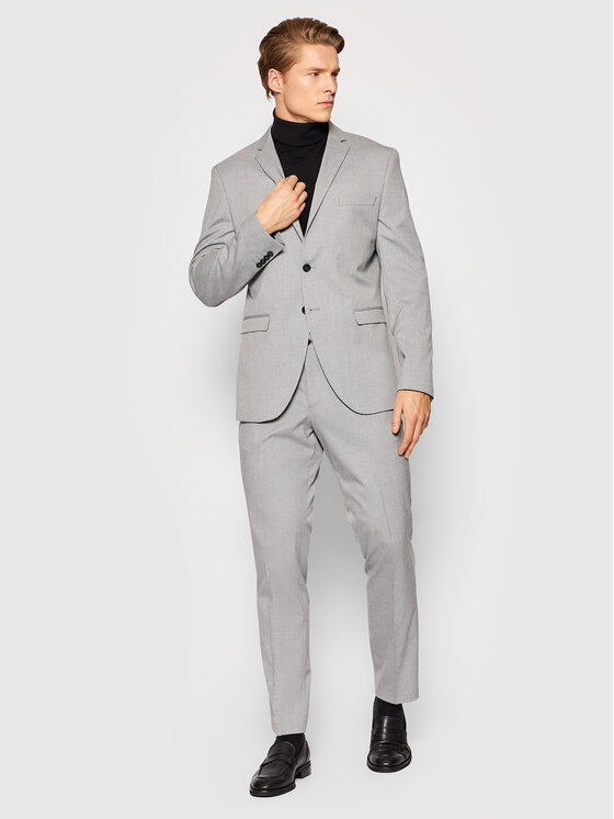 Selected Homme Selected Homme Сако Logan 16056888 Сив Slim Fit