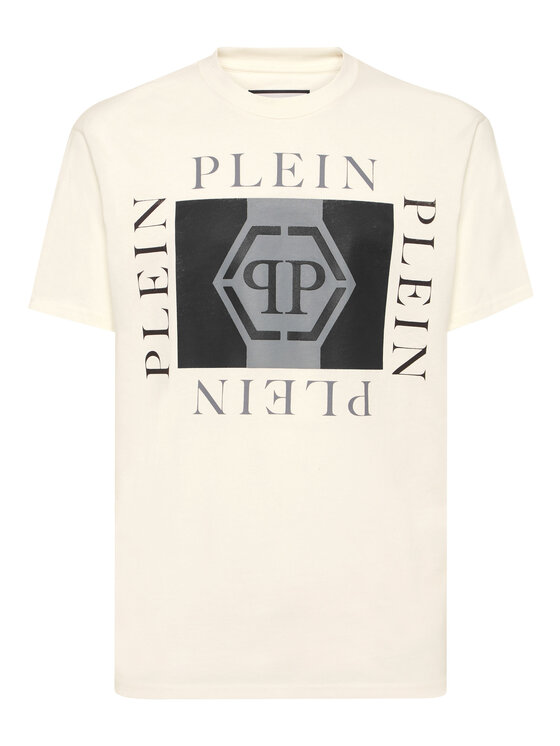 PHILIPP PLEIN PHILIPP PLEIN T-Shirt 27095 Biały Regular Fit
