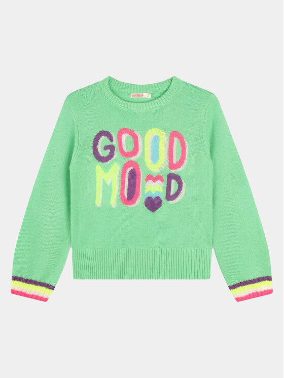 Billieblush Billieblush Πουλόβερ U15C22 Πράσινο Regular Fit
