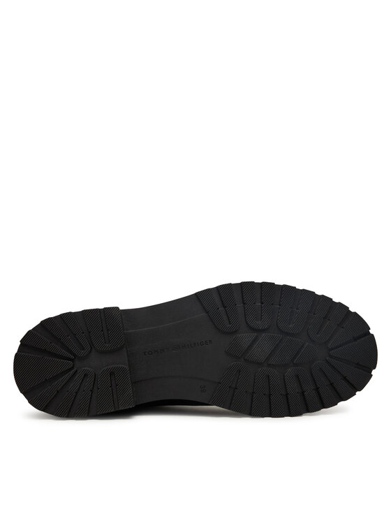 Tommy Hilfiger Tommy Hilfiger Bokacsizma Cleated FW0FW08766 Fekete