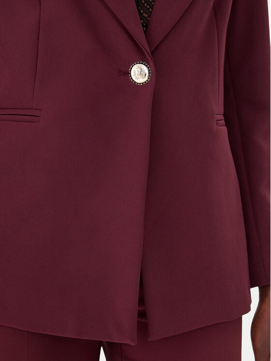 Maryley Maryley Suknjič 25IB187/M06/43BU Bordo rdeča Regular Fit