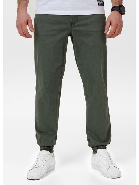 PITBULL PITBULL Joggery WILLOW Zielony Regular Fit