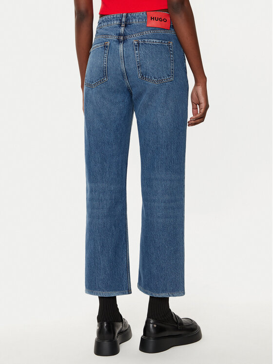HUGO HUGO Jeans hlače Gilissi 50524883 Modra Straight Leg
