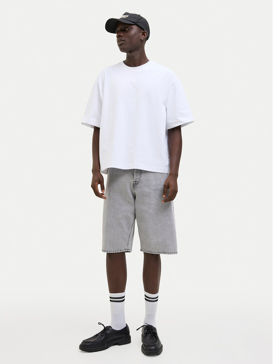 Jack & Jones Jack & Jones Kratke traperice Ron 12278463 Siva Regular Fit