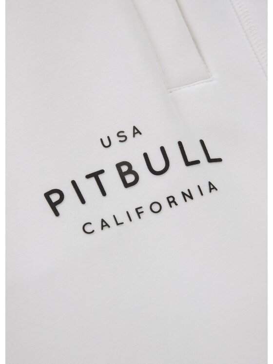 PITBULL PITBULL Szorty materiałowe SAMPSON Biały Regular Fit