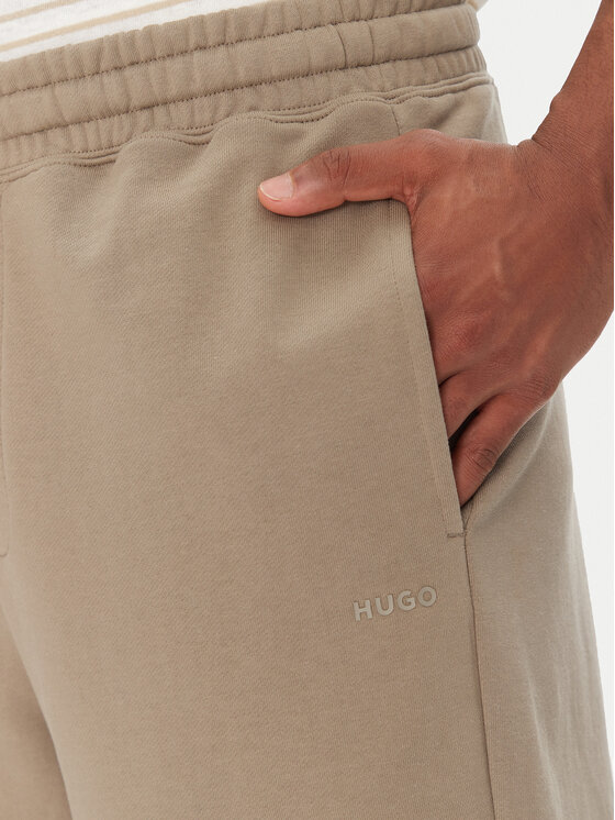 HUGO HUGO Pantaloni scurți sport Dayono 50530696 Bej Relaxed Fit
