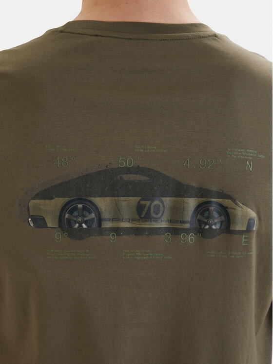 BOSS BOSS T-särk PS Spirit70 Car 50561856 Roheline Regular Fit