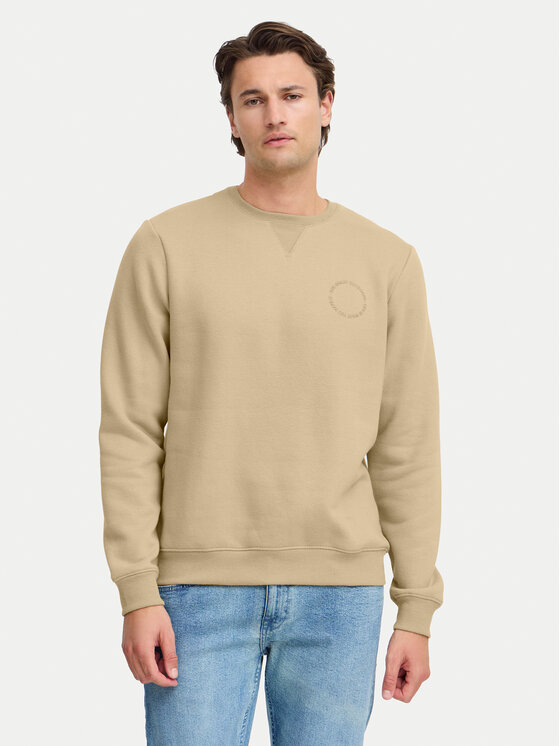 Blend Blend Μπλούζα 20717958 Μπεζ Regular Fit