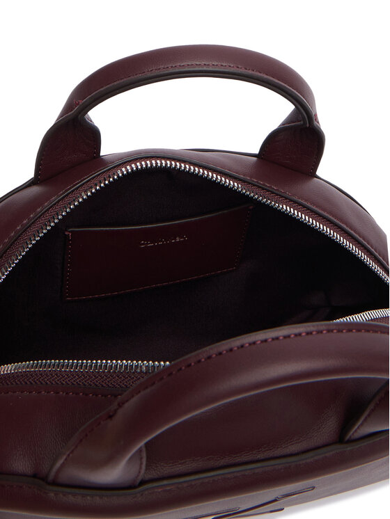 Calvin Klein Calvin Klein Дамска чанта Bold Ck Dome Crossbody LV04F3895G Бордо