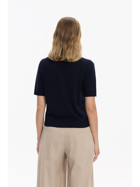 Deni Cler Milano Deni Cler Milano Kardigan T-DC-U258-F5-90-58-1 Granatowy Regular Fit