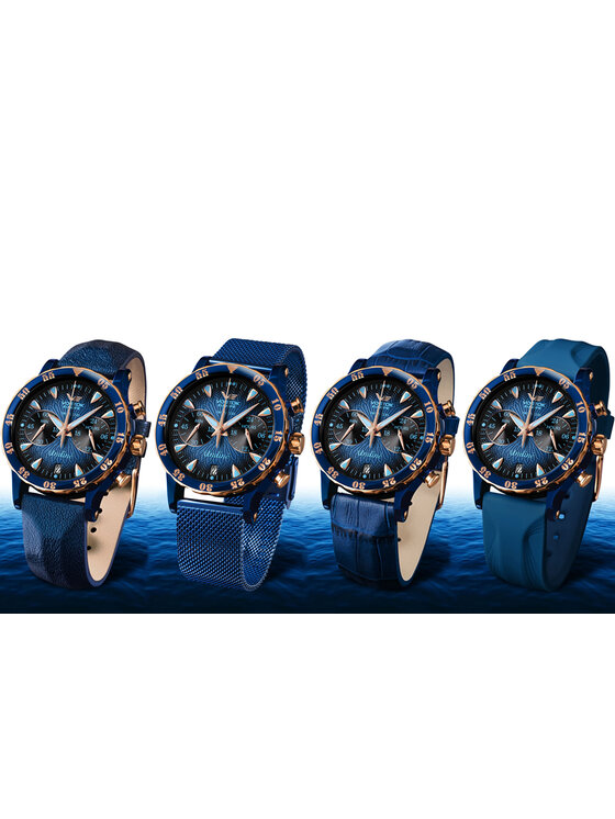 Vostok Europe Vostok Europe Zegarek VK64-515E628B1 Niebieski