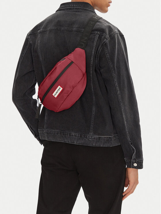 Hunter Hunter torba za okoli pasu HTR-B-010-07 Bordo rdeča
