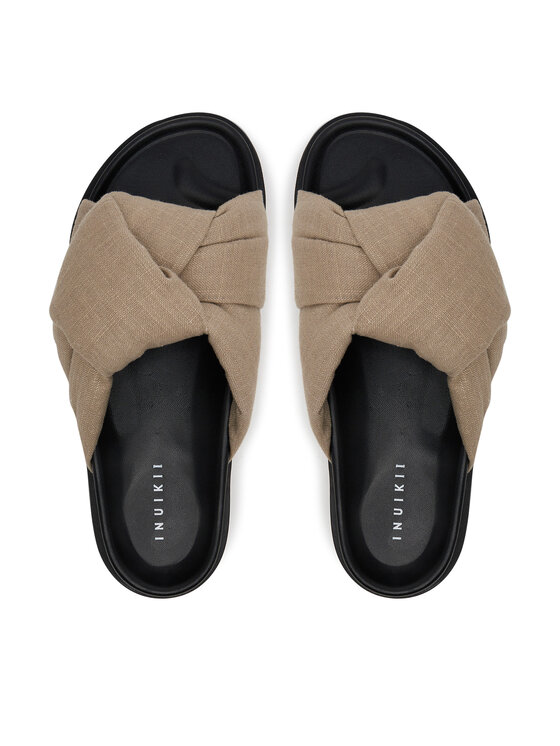 Inuikii Inuikii Klapki Oversized 70104-147 708 Beżowy