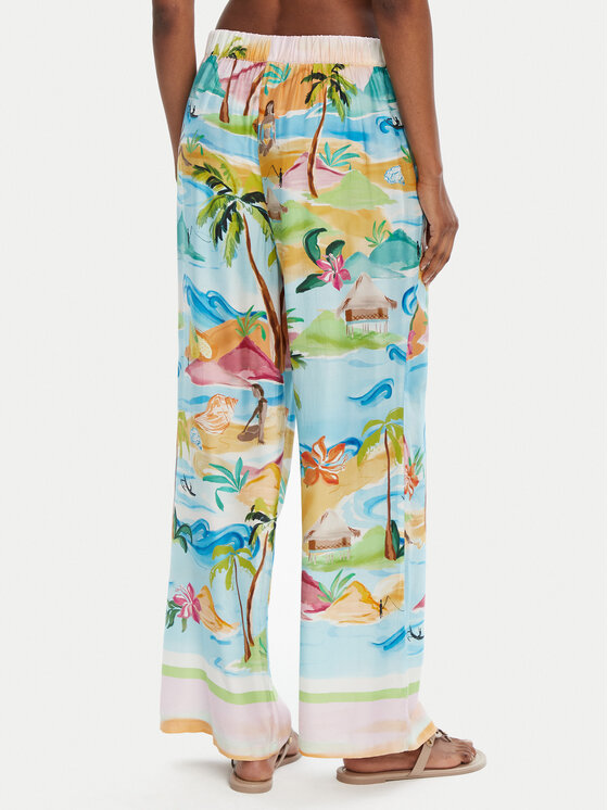 Seafolly Seafolly Bavlnené nohavice South Pacific 55400-PA Farebná Relaxed Fit
