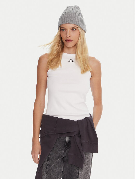 Kappa Kappa Set de topuri﻿ Logo Myrta 38277KW Alb Regular Fit