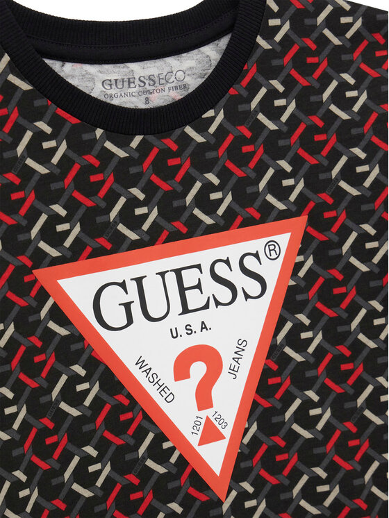 Guess Guess Футболка L6RI03 K8HM4 Сірий Regular Fit