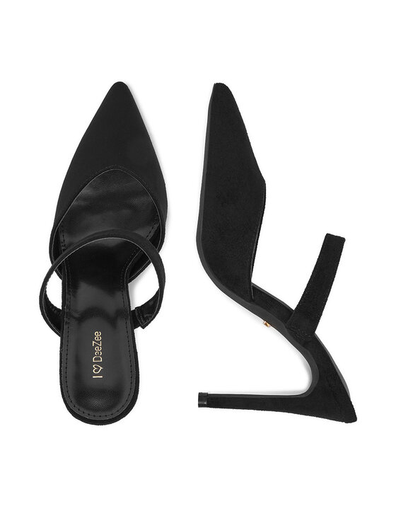 DeeZee DeeZee Pantoletten HT78401-7 Schwarz