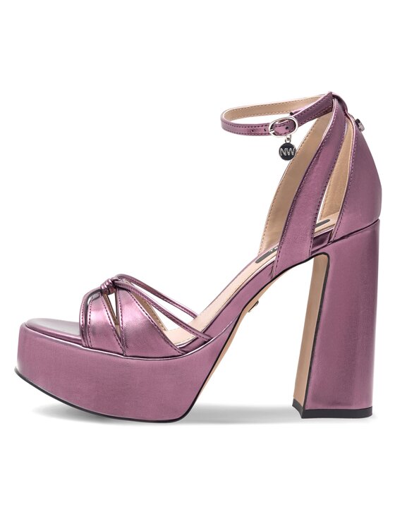 Nine West Nine West Sandały Aahida ZL23002CC Fioletowy