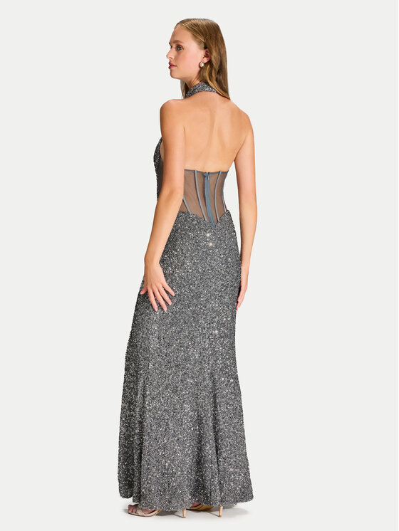 Hey Kyla Hey Kyla Φόρεμα βραδινό 5AJ006HK Πράσινο Slim Fit