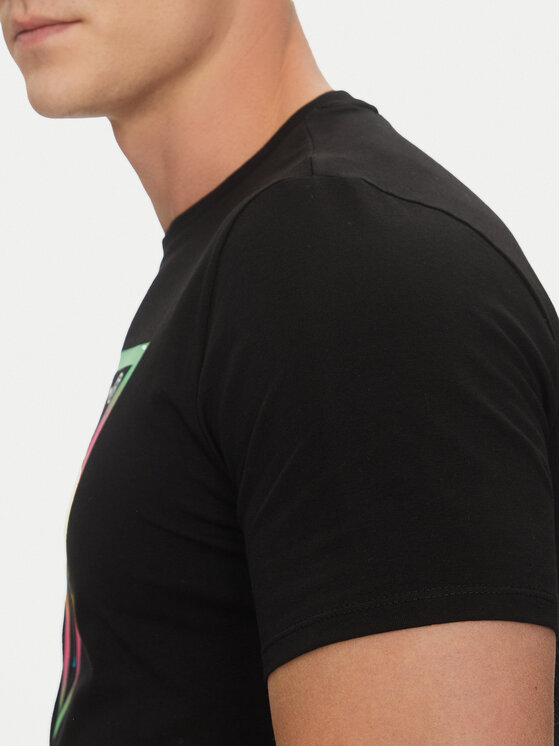 Guess Guess Majica F5GI00 J1314 Črna Slim Fit